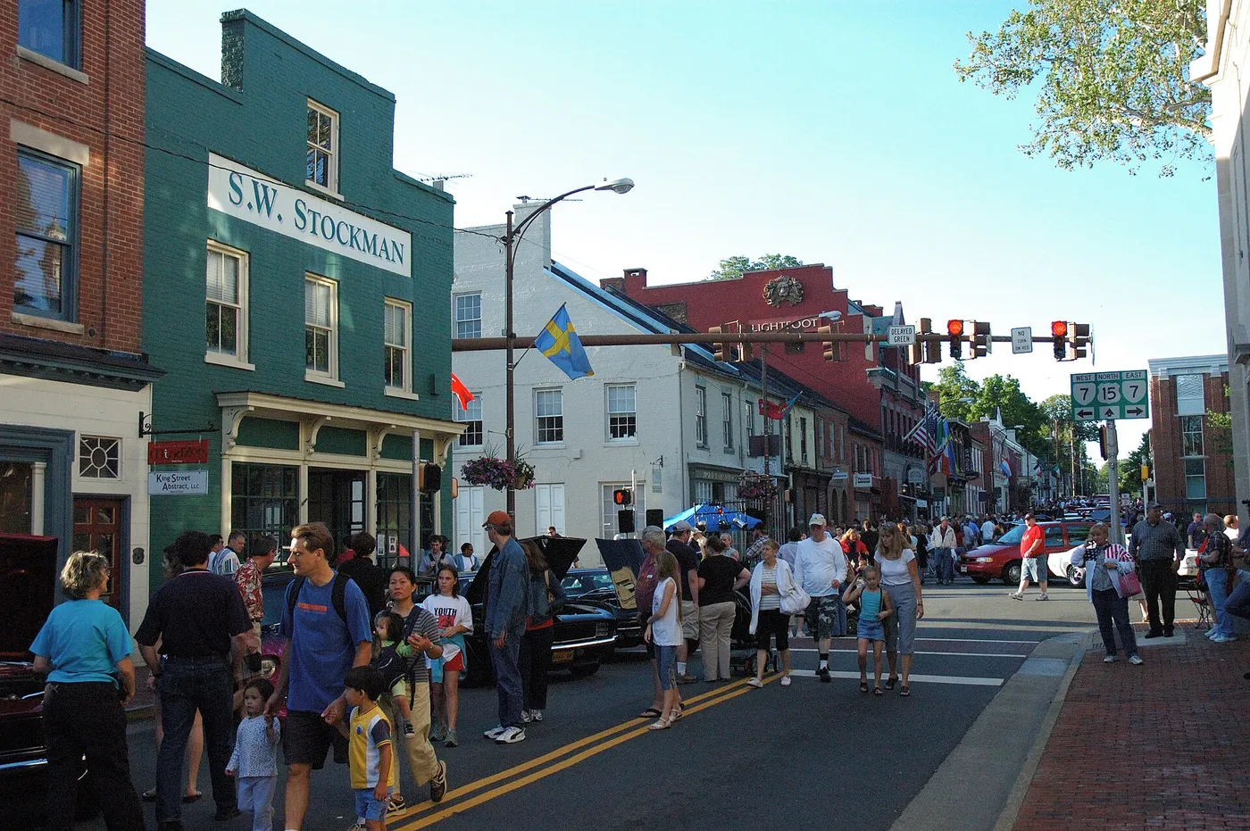 King Street in Leesburg's historic district