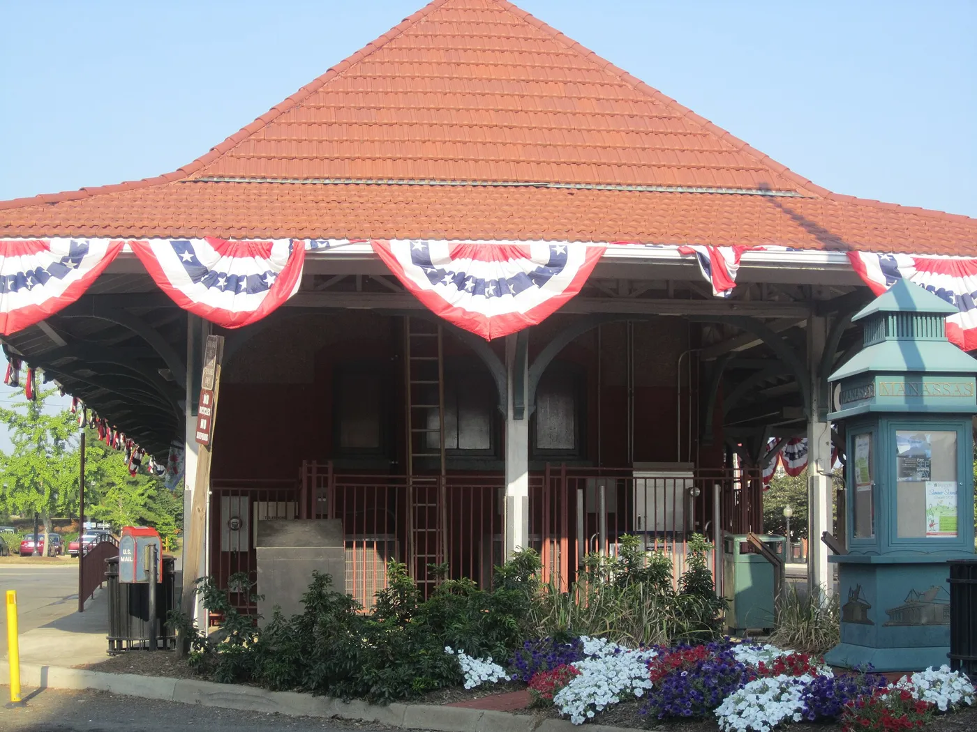 The train station in Old Town Manassas