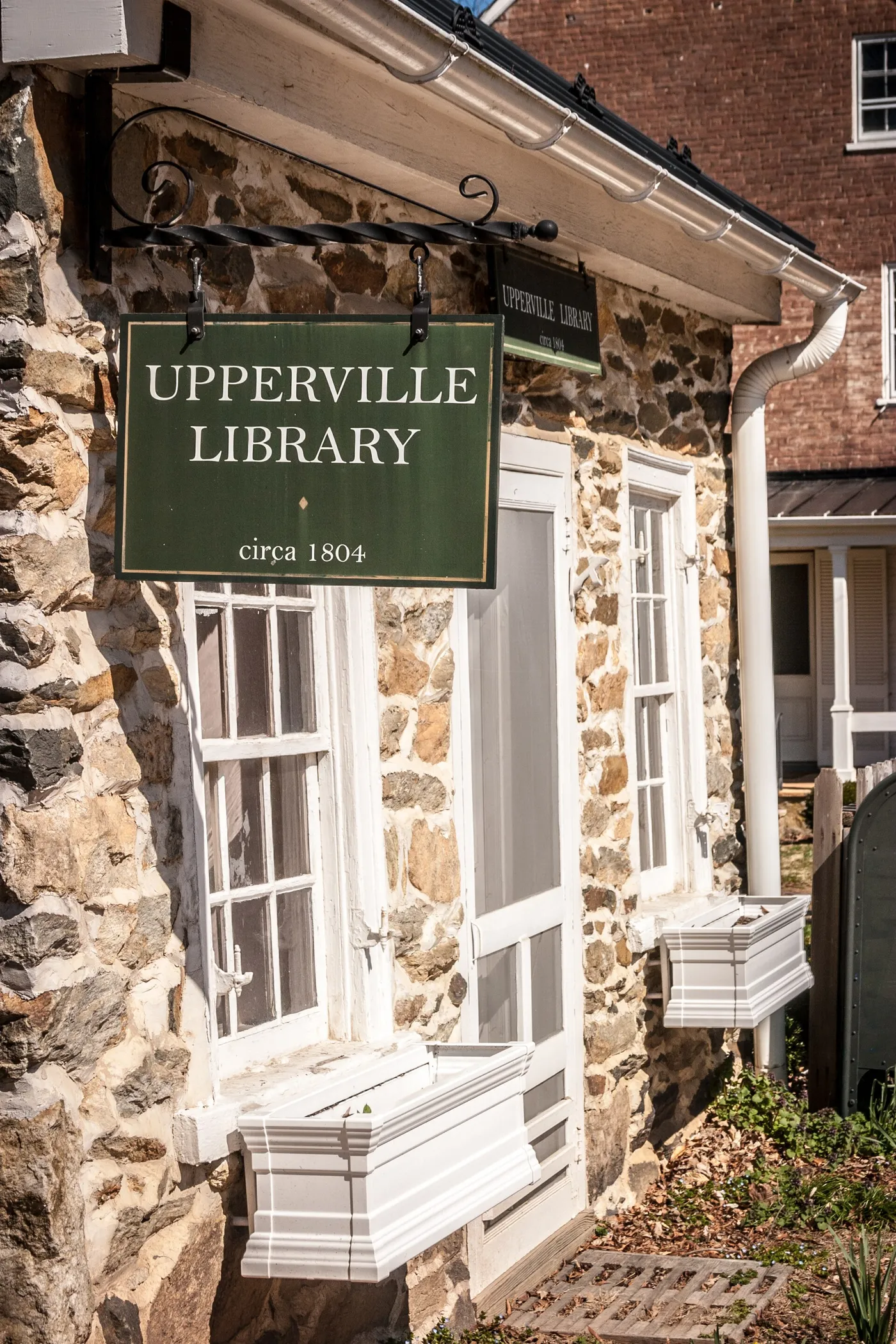 The stone library in Upperville